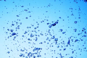 Blue Air Bubbles